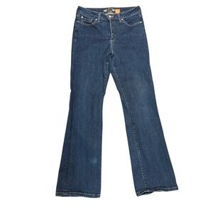 Miraclebody Womens Jeans‎ Size 12 Bootcut Dark Wash Stretch Denim Pants